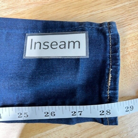 Levi's Womens Dark Wash Curvy Skinny Premium Denim Jeans Sz 25 - Picture 10 of 11